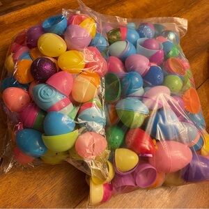 Plastic Empty Easter Eggs Used